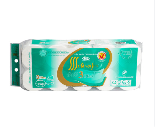 GIẤY VỆ SINH HANOI SILK CHẤT LƯỢNG CAO CHO GIA ĐÌNH HIỆN ĐẠI
